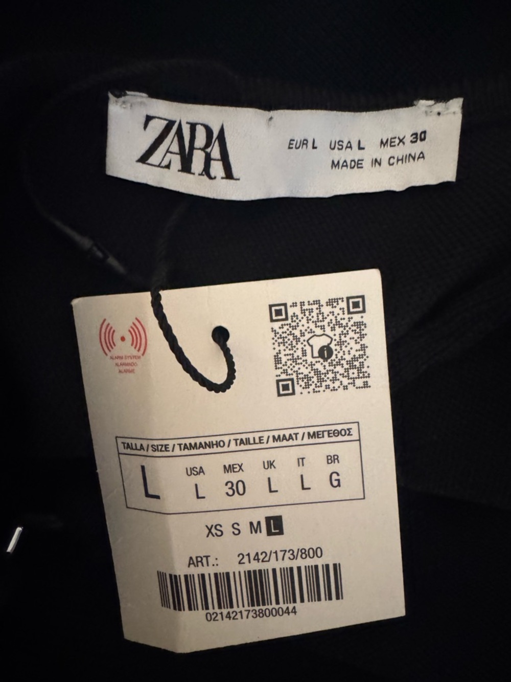 ZARA Black Halter Open Back Maxi Dress Size L NWT - Picture 7 of 7
